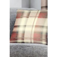 Balmoral Tartan Warm Woven Check 100% Cotton Filled Cushion cm x 43 cm