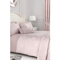 & Blossom Premium Woven Jacquard Floral Blossom Duvet Cover Set Double