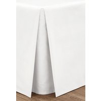Catherine Lansfield Easy Iron 180 Thread Count Polycotton Percale Base Valance Sheet in White | Size: Single