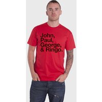 John Paul George & Ringo text T Shirt