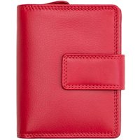PRIMEHIDE Women's 'Verona' Leather Coin Purse in Red