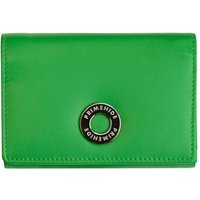 PRIMEHIDE Women's 'Flavia' Leather Clip Frame Purse in Green