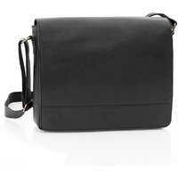 PRIMEHIDE Men's 'Rica' Leather Large Messenger Bag in Black