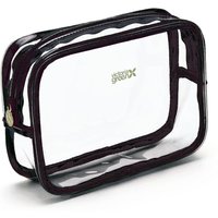 Victoria Green Small Clear Beauty Kit Case - Black