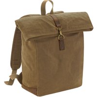 Heritage Waxed Canvas Leather Accent Backpack Light