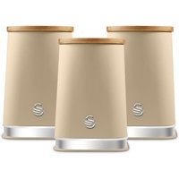 Swan Nordic Set of 3 Canisters in Cream | Size: A