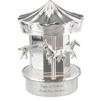 Carousel Money Box Metallic