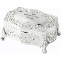 Small Antique Trinket Box Metallic