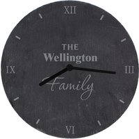 Family Slate Clock