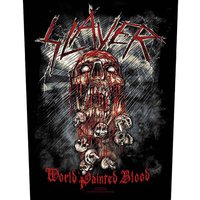 Back Patch World Painted Blood Band Logo 36cm x 29cm cm x 29 cm
