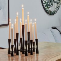 Ivyline Parker 11 Piece Black Candle Centerpiece H42cm W52cm