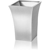 Zinc Galvanised Flared Square Planter Pot 45cm x 30cm cm x 30 cm