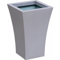 Primrose Zinc Galvanised Silver Flared Square Planter Pot 56cm x 41cm | Size: 56 cm x 41 cm