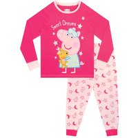 Peppa Pig Girl's Teddy Pyjamas in Pink | Size: 5-6 Years