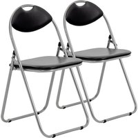 Padded Folding Chairs Pack 2