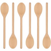 Wooden Cooking Spoons 30cm Pack 6