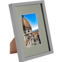 3D Shadow Box Frame A5 Mount A4 Mount Grey