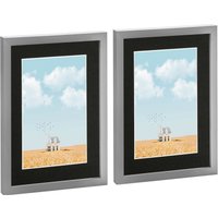 Photo Frames A5 Mount A4 Pack 2 Grey