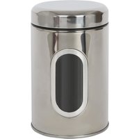 1x Food Storage Container Window Stainless Steel Tea Coffee Sugar Canister Pack