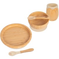 5pc Bamboo Round Weaning Set
