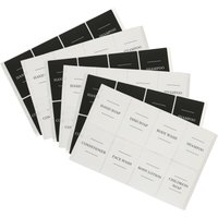 48pc Soap Dispenser Labels Set