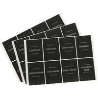 24pc Soap Dispenser Labels Set Pack 3