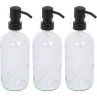 Glass Soap Dispensers Pack 3