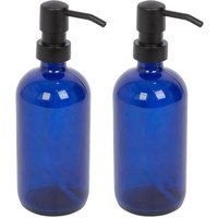 Glass Soap Dispensers Pack 2