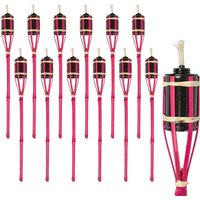 Bamboo Garden Fire Torches 60cm Pack 12