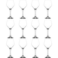 LAV Ella Red Wine Glasses - 440ml - Pack of 12 in Clear