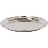 Round Stainless Steel Serving Tray 25.5cm