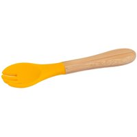 Bamboo Silicone Tip Fork Soft Feeding Weaning Fork