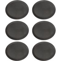 Argon Tableware Oval Non-Slip Serving Trays - 79cm x 66cm - Black - Pack of 6 | Size: 79 cm x 66 cm