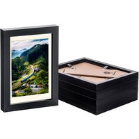 Photo Frames 4" x 6" Mount 5" x 7" Pack 5 Ivory