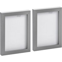 Nicola Spring Photo Frames - 5" x 7" - Pack of 2 in Grey