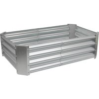 Rectangle Galvanised Steel Raised Garden Bed 120cm x 60cm 1pc cm x 60 cm