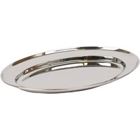 Oval Stainless Steel Serving Platter 25cm x 17cm cm x 17 cm