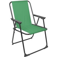 Folding Metal Beach Chair Matt Green