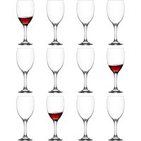 LAV Empire Red Wine Glasses - 590ml - Pack of 12 in Clear
