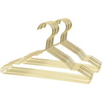 Harbour Housewares 20x Metal Coat Hangers - Gold Children's Wire Clothes Hangers | Size: 20 Pack