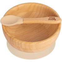 Bamboo Suction Bowl & Spoon Set