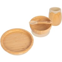 4pc Round Bamboo Weaning Set