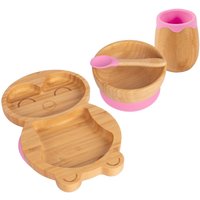 4pc Penguin Bamboo Weaning Set