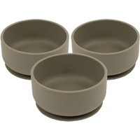 3pc Silicone Suction Bowls Non Slip Weaning Bowl Feeding Set