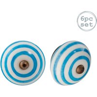 Round Ceramic Cabinet Knobs Stripe Pack 6 1000mm x 500mm