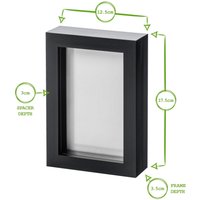 3D Box Photo Frames 4 x 6" Pack 5