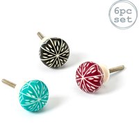 Resin Cabinet Knobs 3 Colours Pack 6 1000mm x 500mm