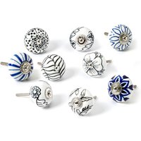 Round Ceramic Cabinet Knobs 9 Designs Pack 9 1000mm x 500mm