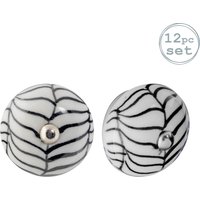 Round Ceramic Cabinet Knobs Fern Pack 12 1000mm x 500mm