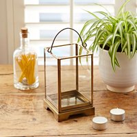 Antique Brass Candle Lantern